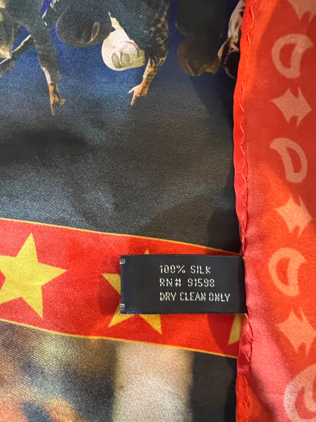 Rare Vintage Calgary Stampede Silk Souvenir Scarf - photo 3