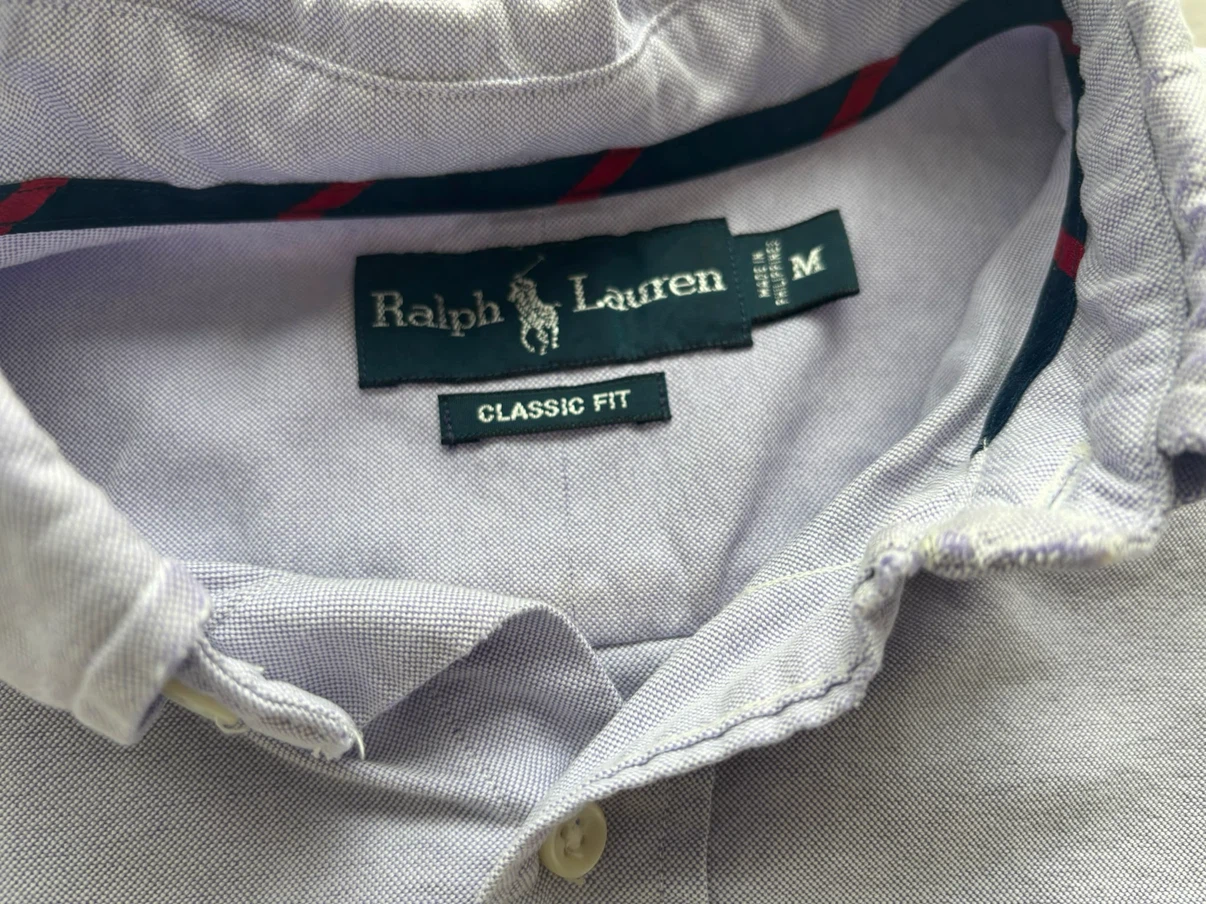 Ralph Lauren Classic Fit Oxford Shirt - Light Purple - Size M - photo 3