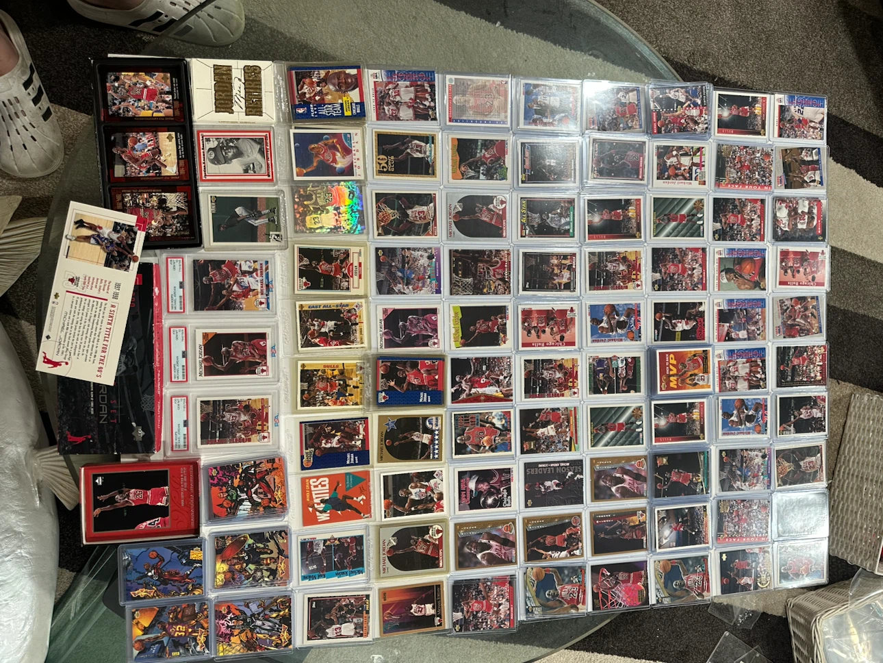 Collection of NBA Basketball Trading Cards Micheal Jordan