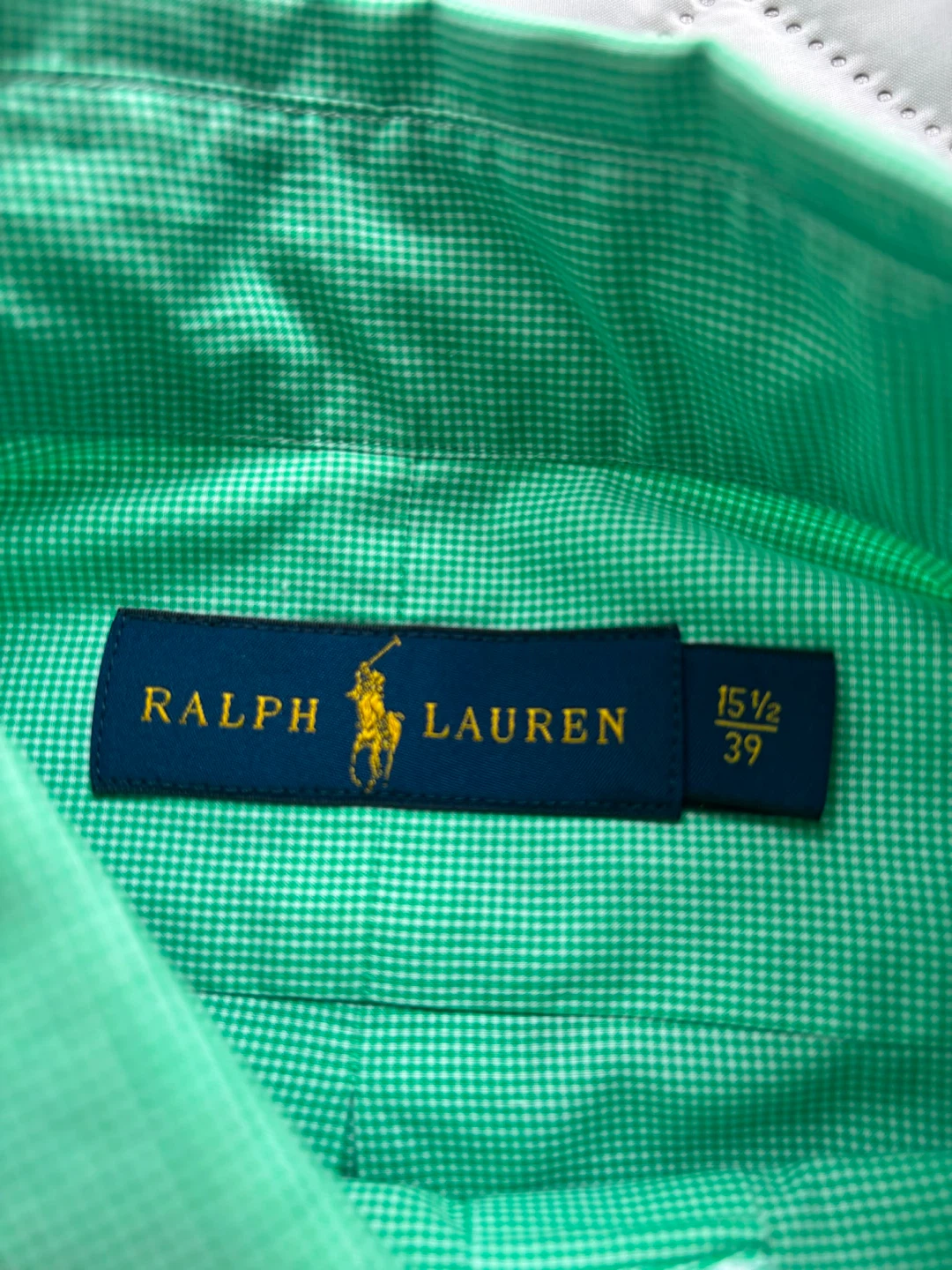 Ralph Lauren Button-Down Shirt - Green Gingham - photo 3