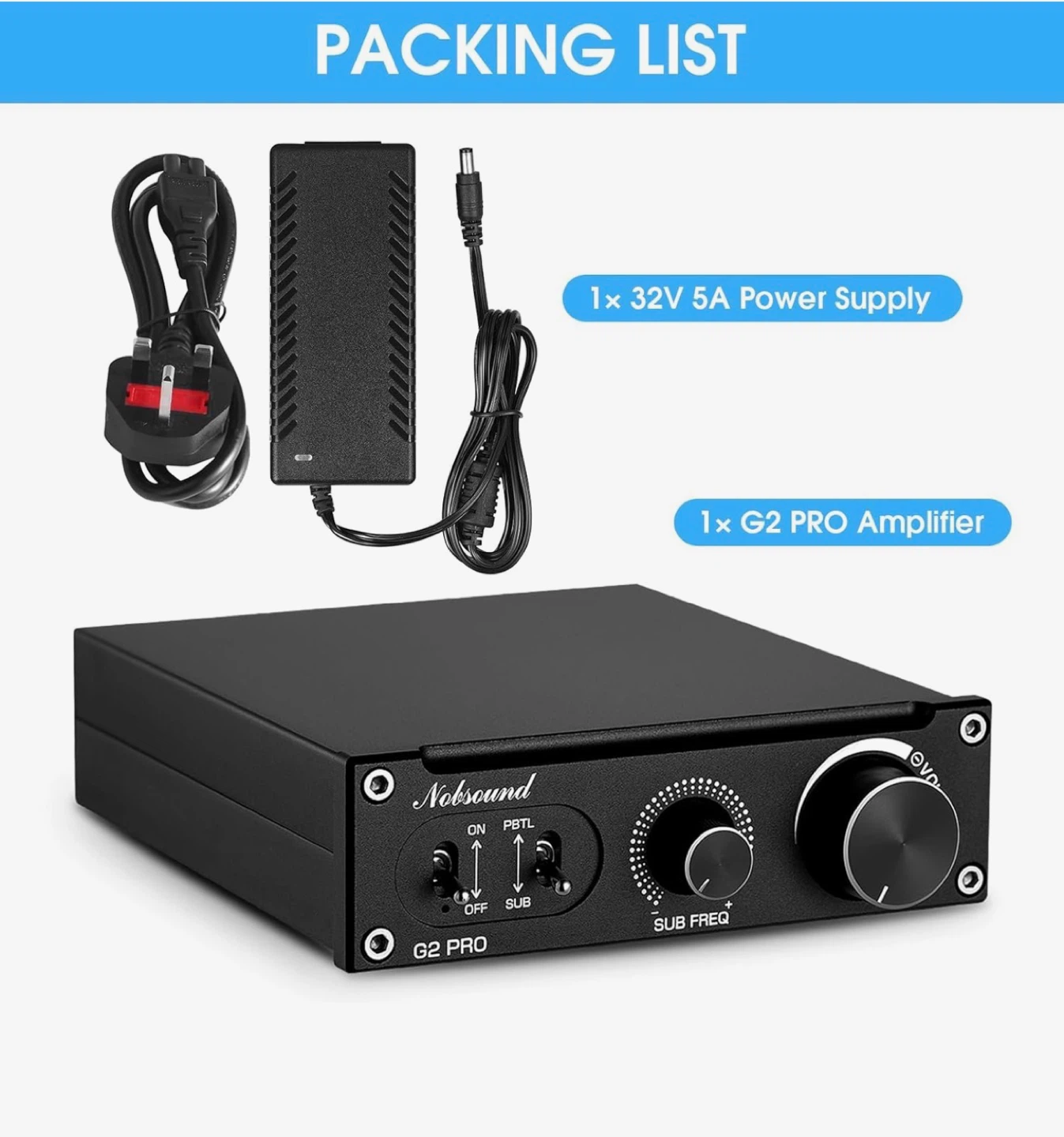 Nobsound G2 PRO Mini Amplifier - photo 4
