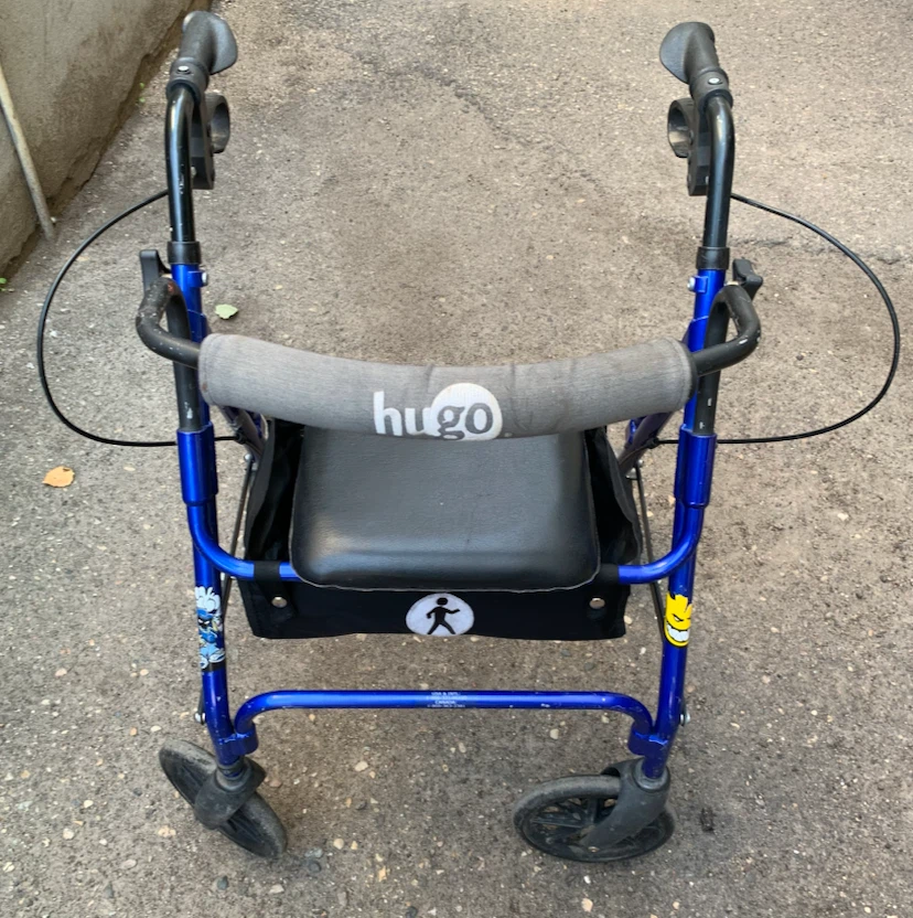 Hugo Blue Walker with Seat and Bag