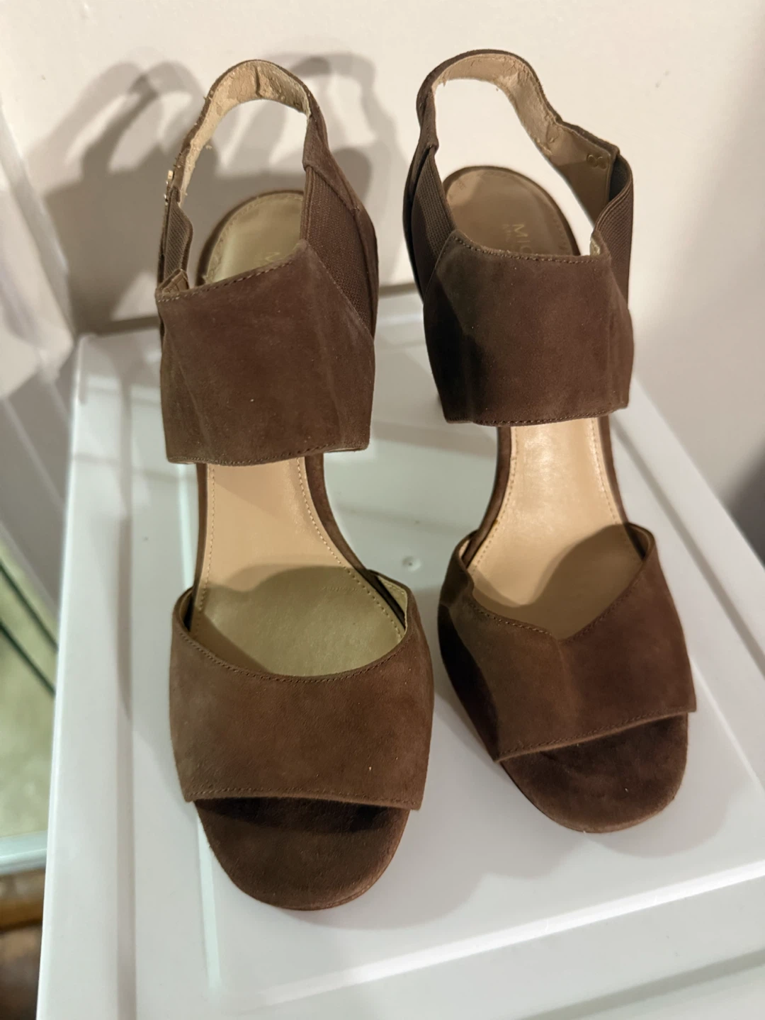 Michael Kors Brown Suede Heels