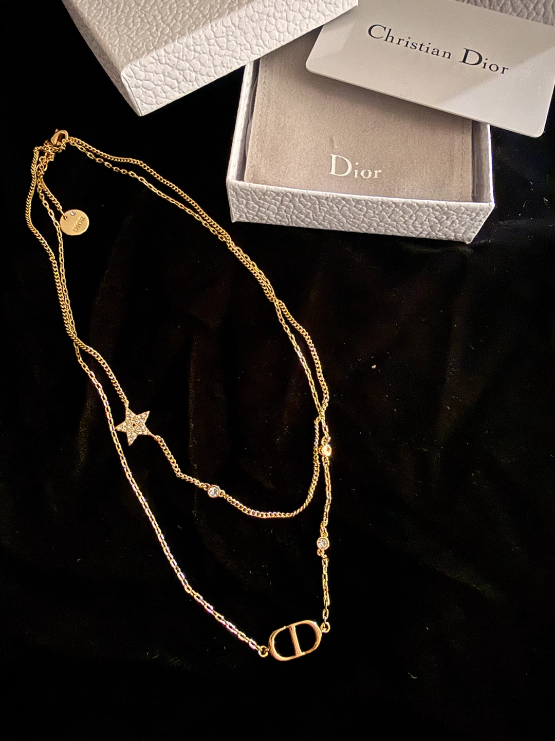 Dior Necklace with Star Pendant
