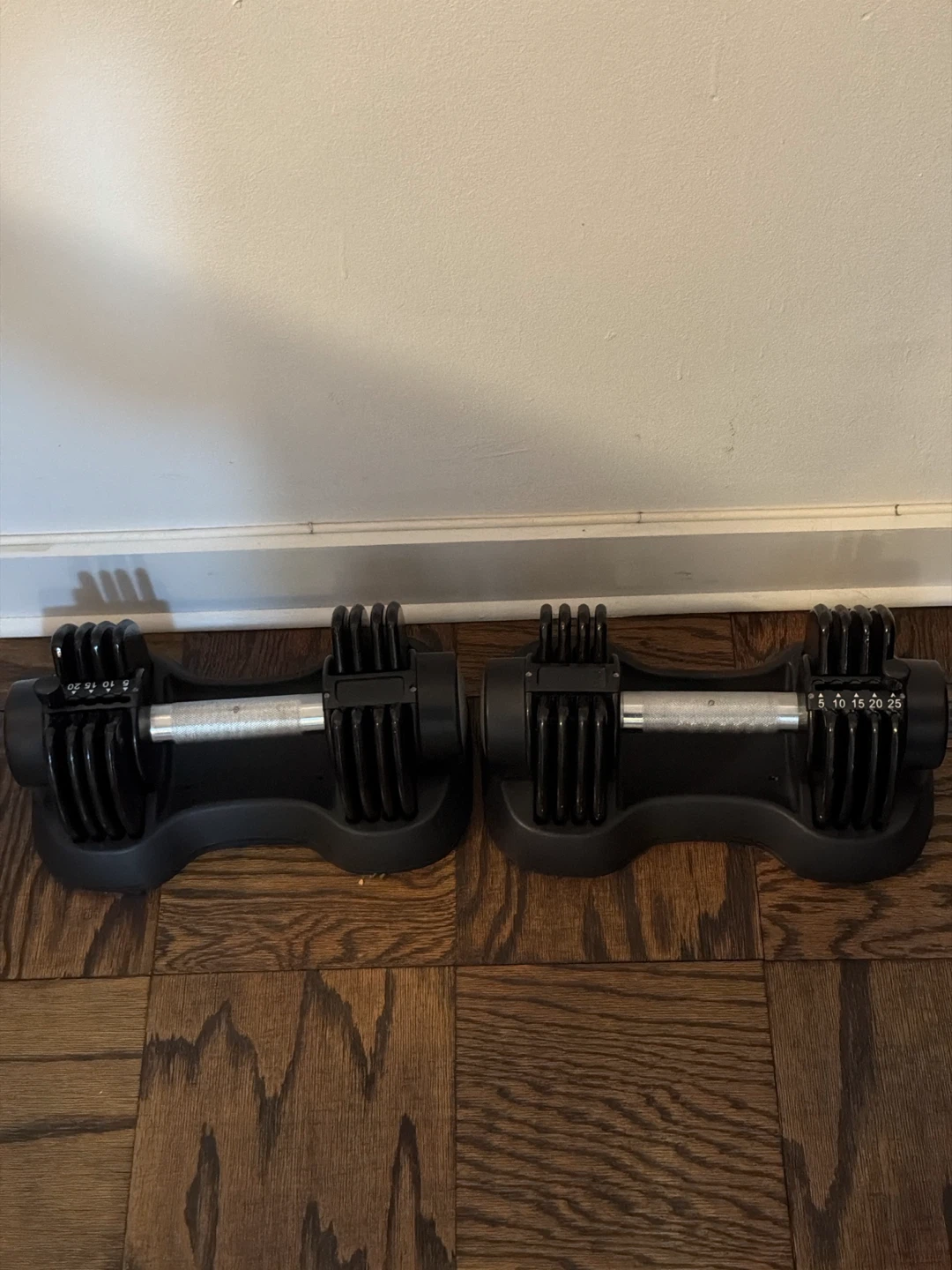 Adjustable Dumbbells (25 lb each)