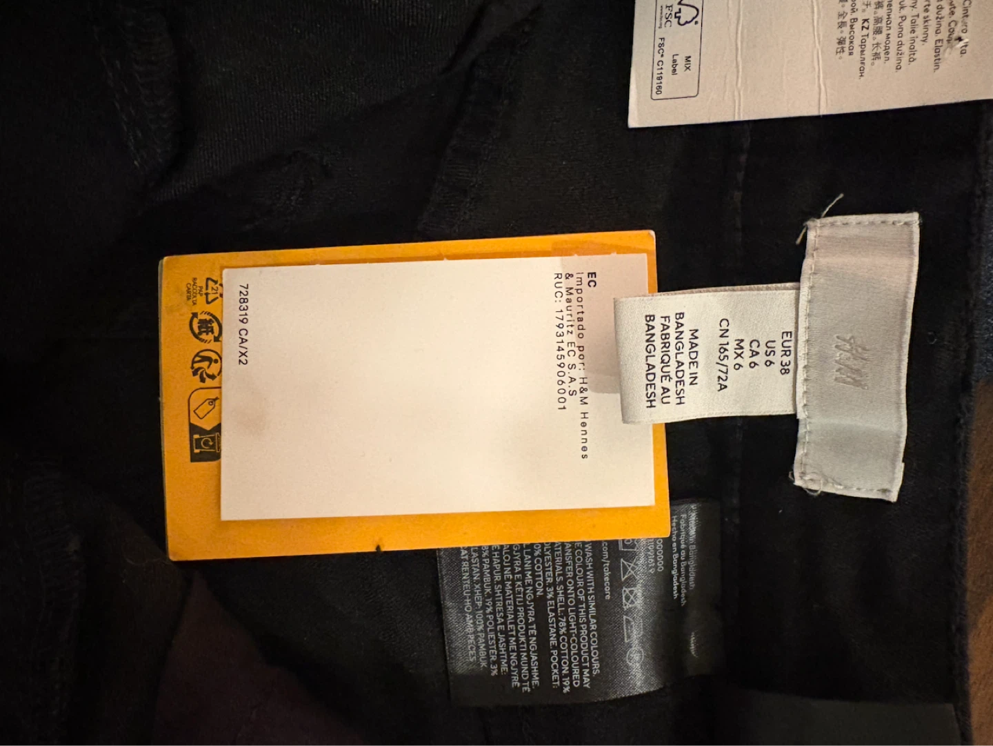 H&M High Waist Skinny Jeans - photo 4