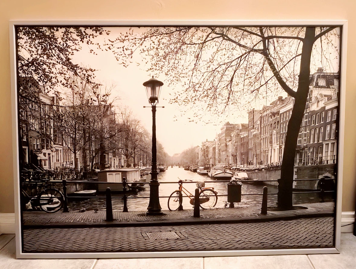 Beautiful discontinued original IKEA VILSHULT Amsterdam Wall Art