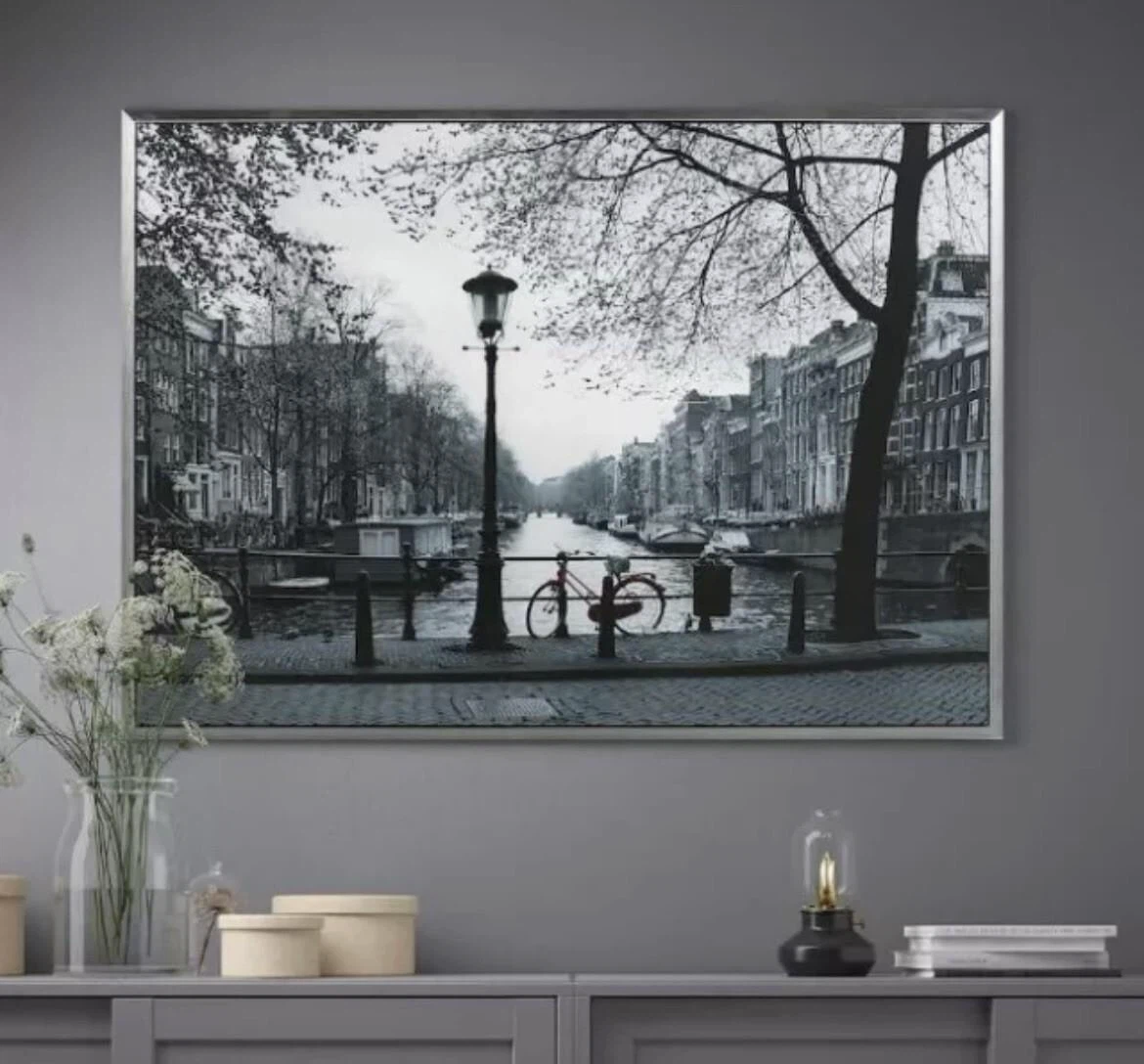 Beautiful discontinued original IKEA VILSHULT Amsterdam Wall Art - photo 3