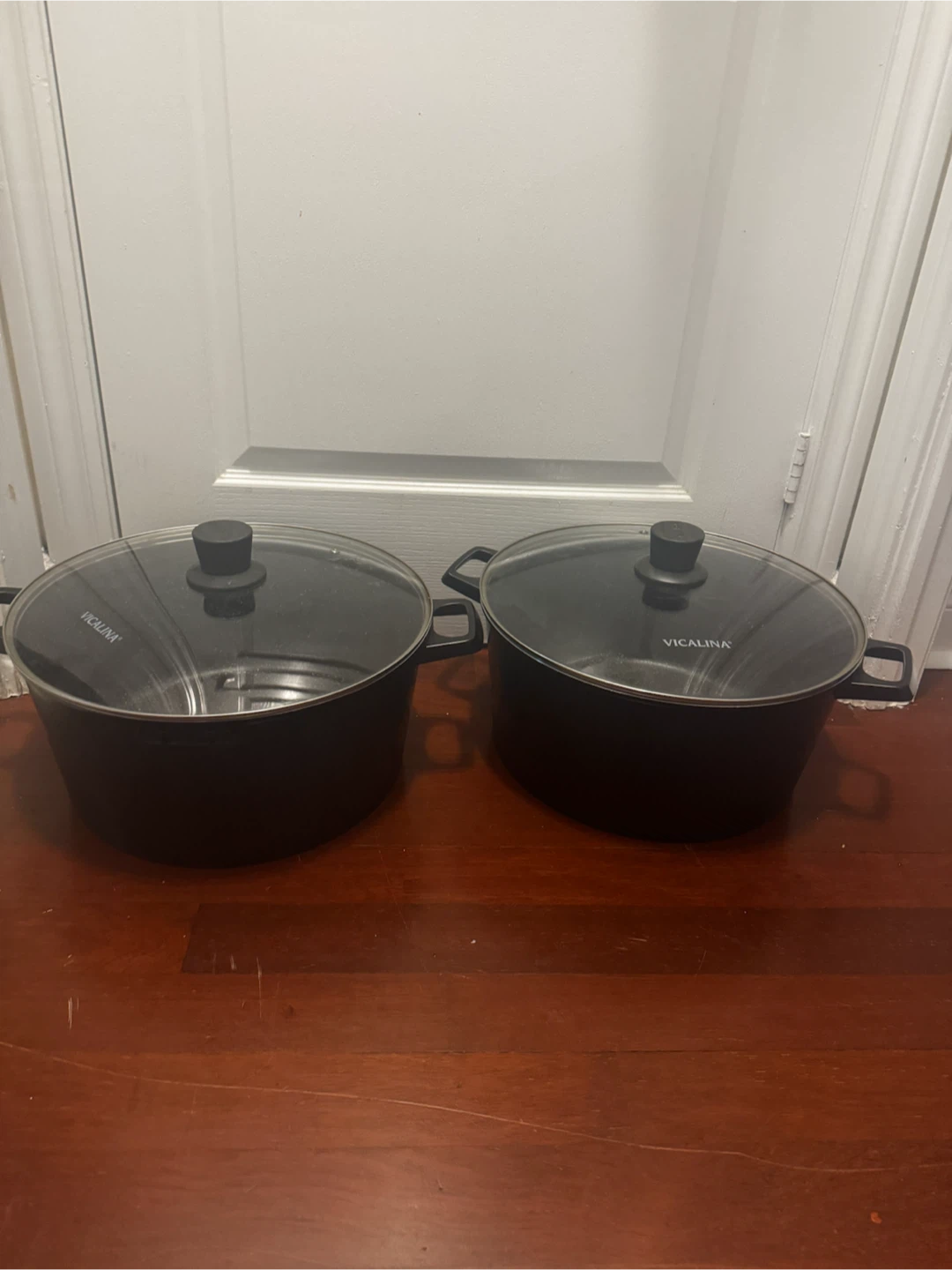 VICALINA Stock Pots with Lids - Set of 2