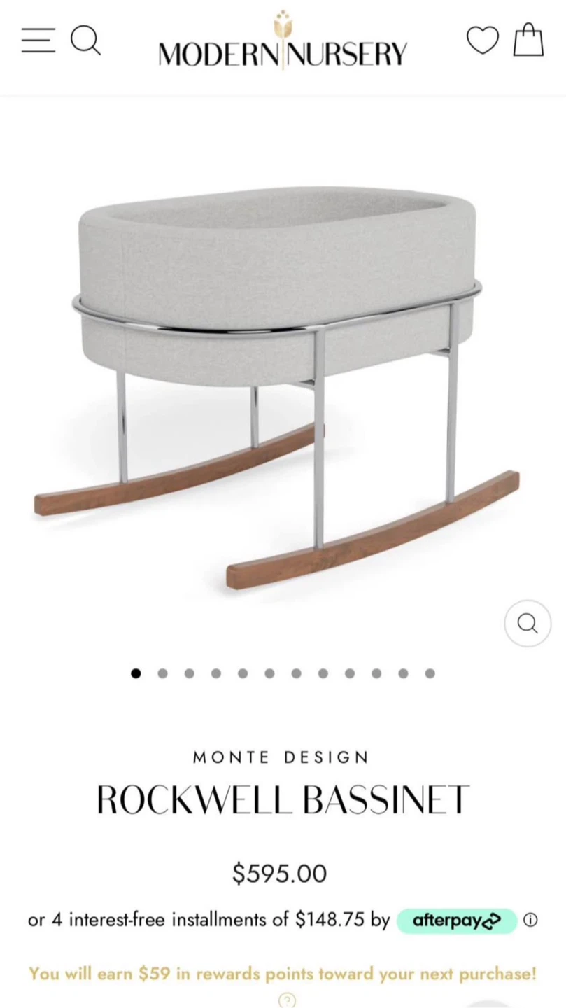 Monte Design Rockwell Bassinet