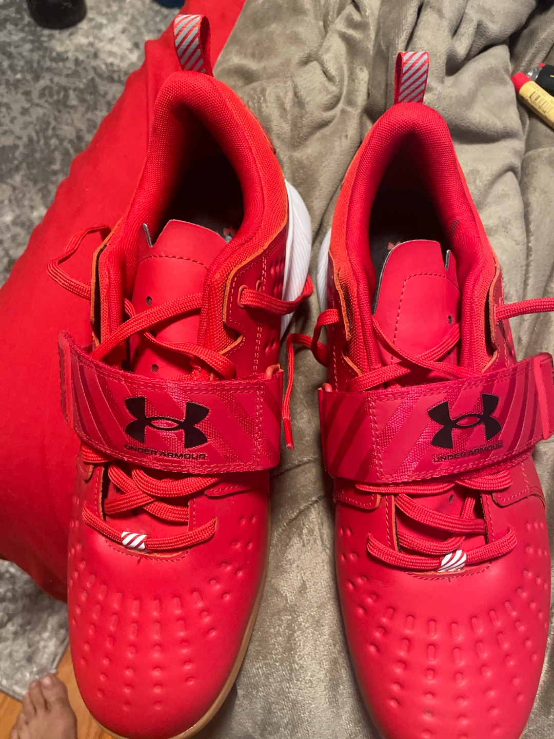 Under Armour Red Weightlifting Shoes