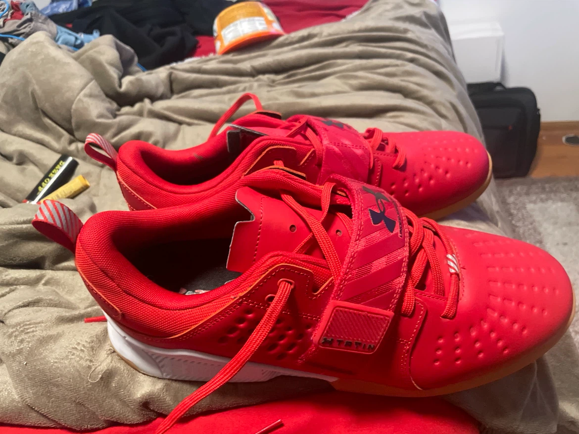 Under Armour Red Weightlifting Shoes - photo 2