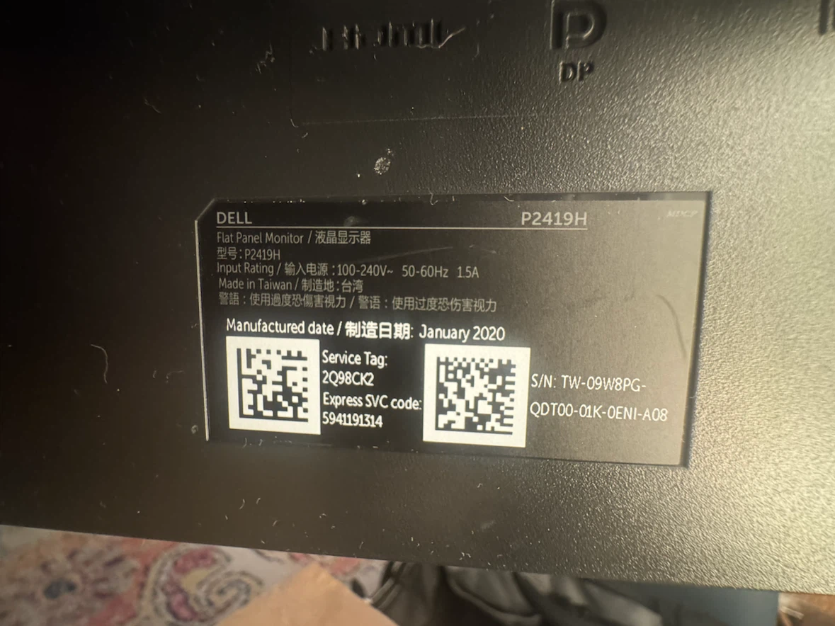Dell 24 inch Monitor P2419H - photo 2
