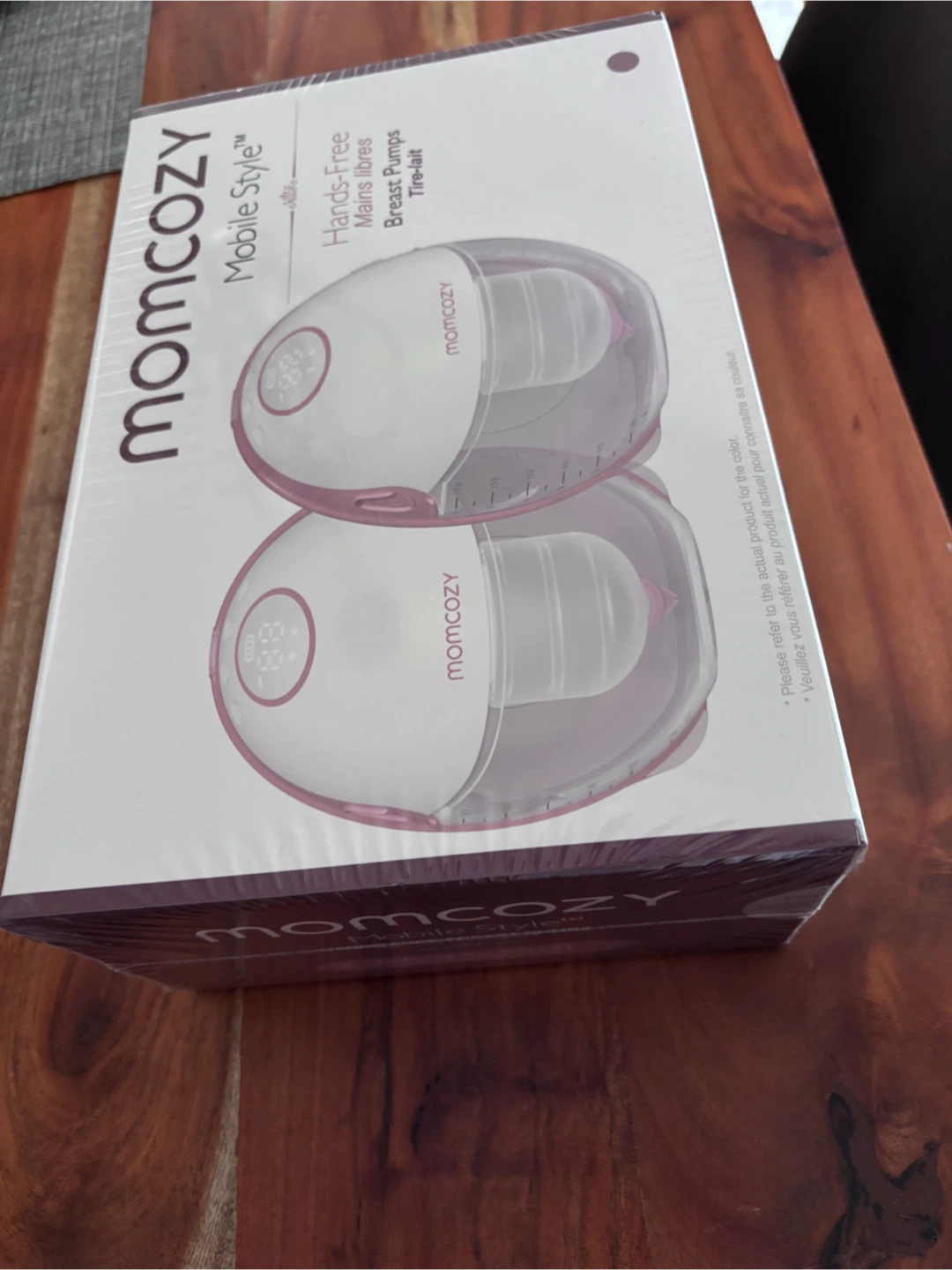 Momcozy M6 Hands-Free Wearable Breast Pump, Red, 2 Count - photo 2