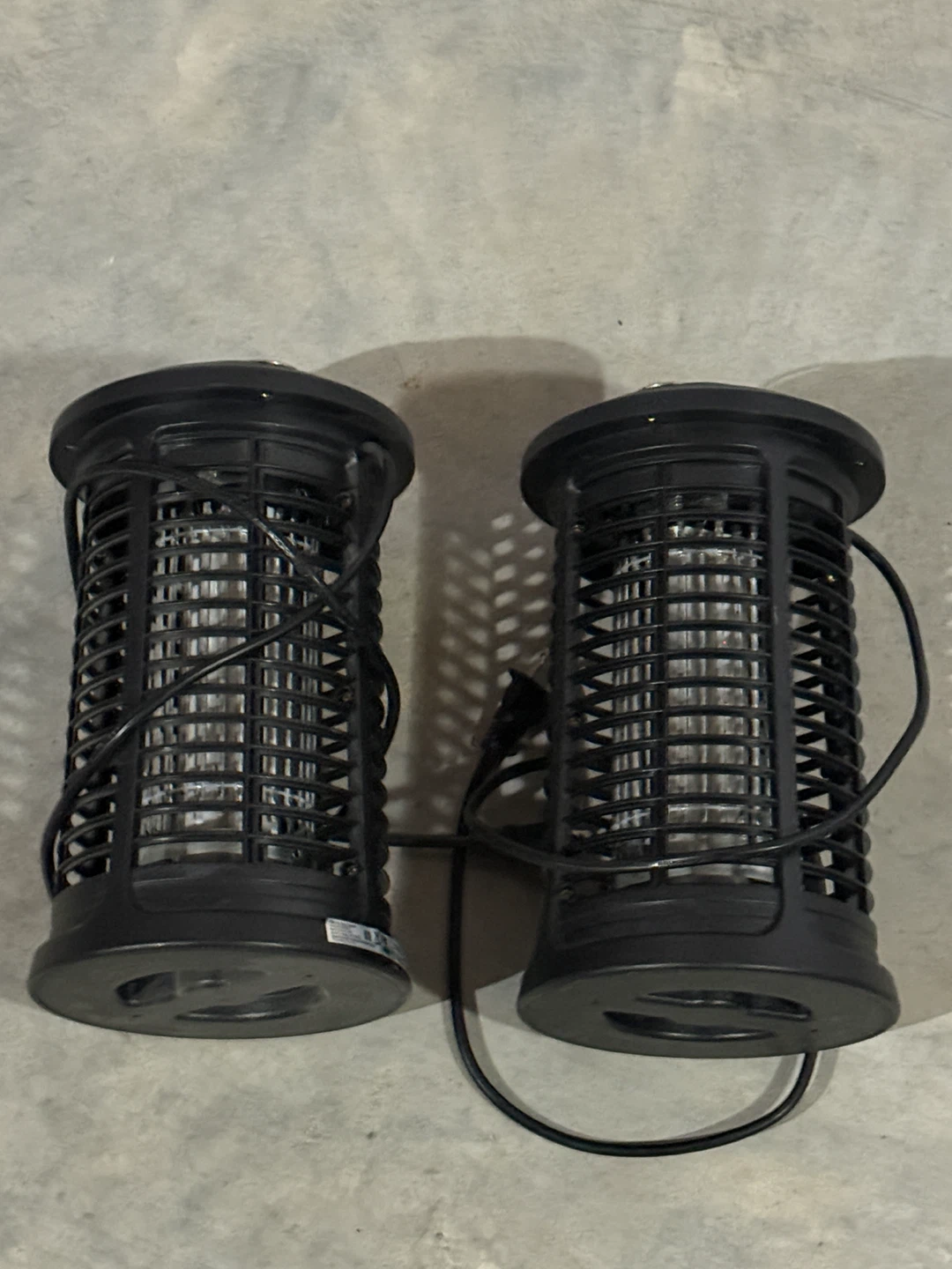 Two Black Electric Bug Zappers