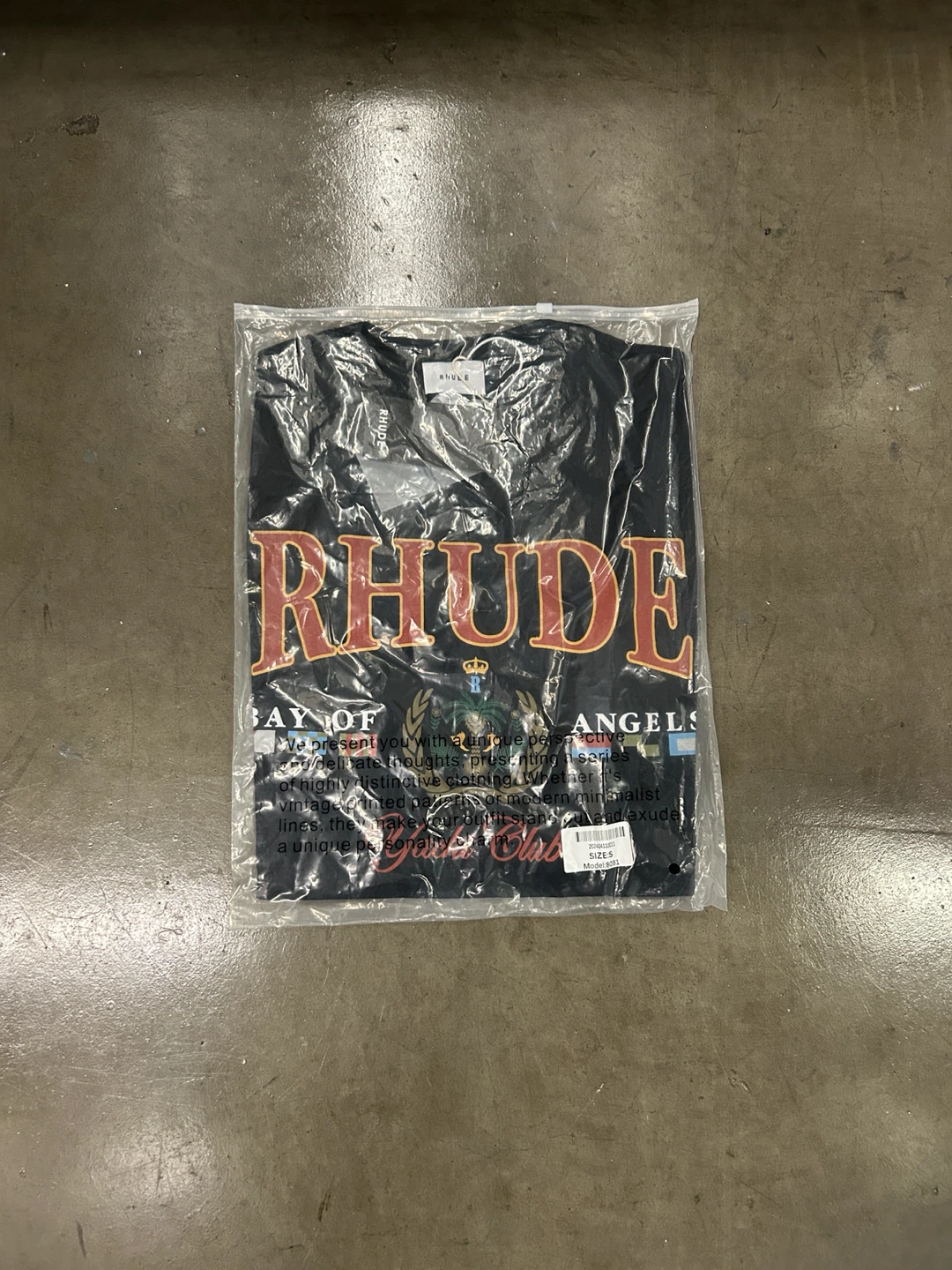 RHUDE Bay of Angels Yacht Club T-Shirt Size S - photo 2
