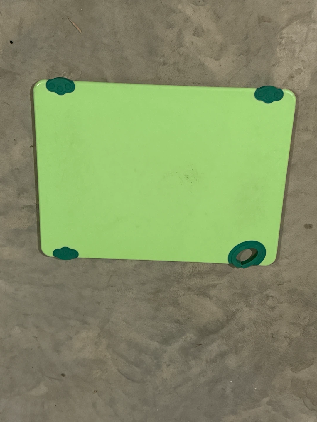 Bright Green Plastic Cutting Board - photo 2
