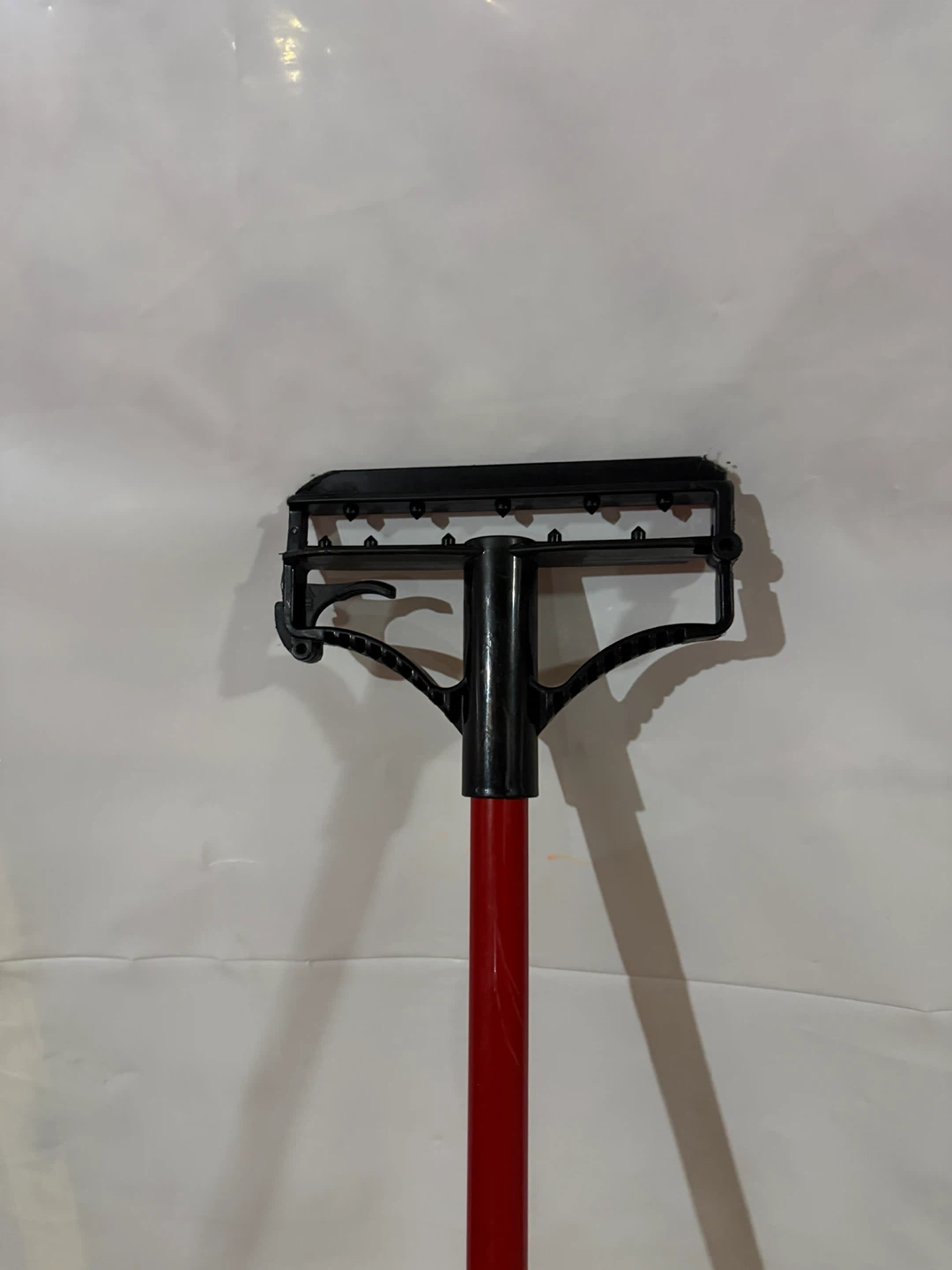 Red Mop with Black Handle