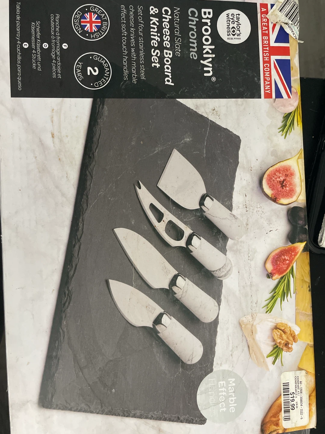 Brooklyn Cheese Board & Knife Set