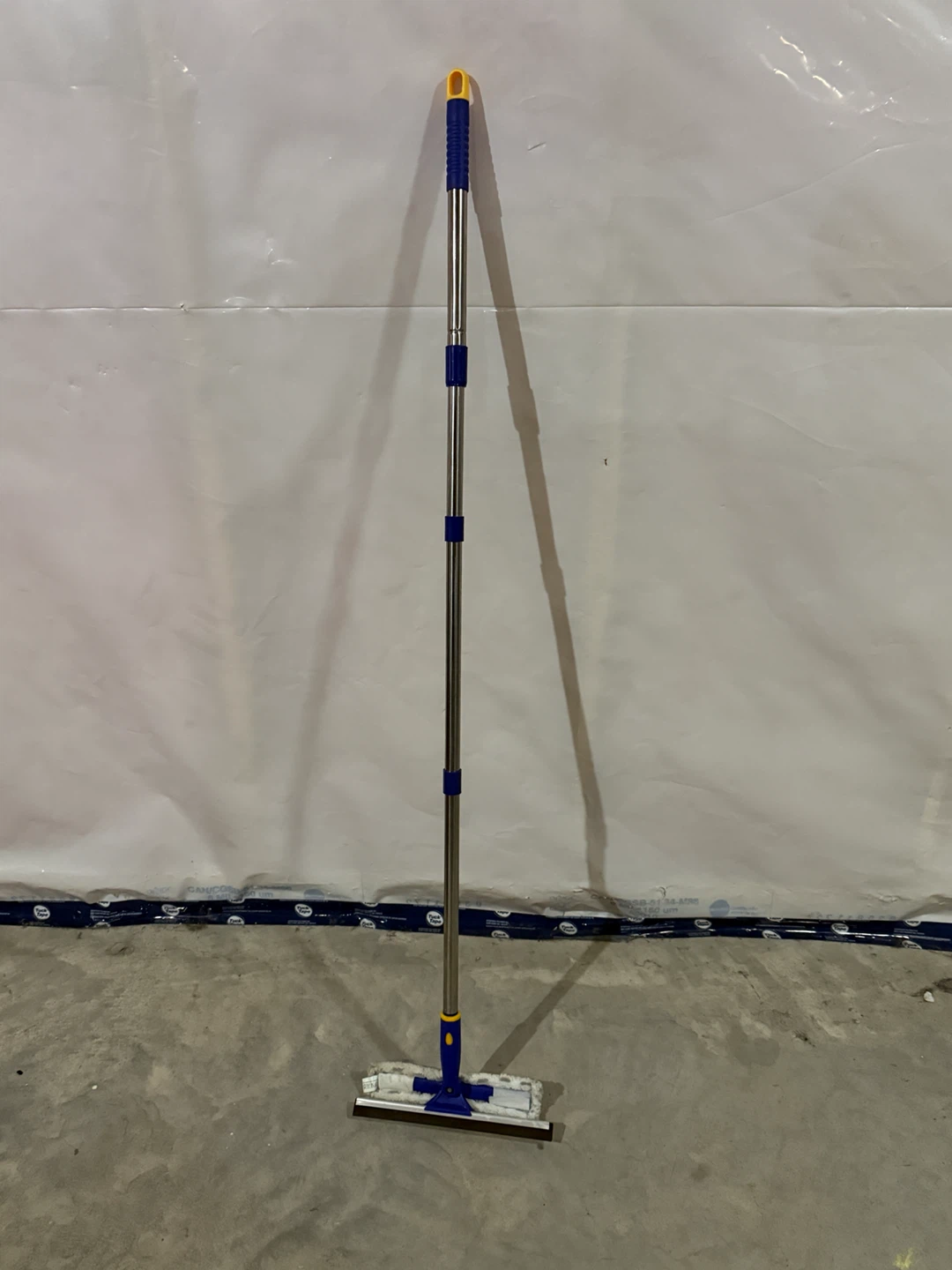 Extendable Squeegee Mop with Blue Handle