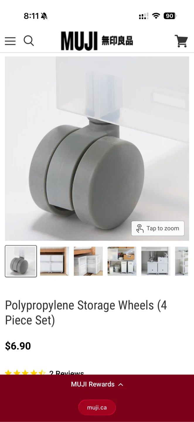 MUJI Polypropylene Storage Closet Drawer - photo 3