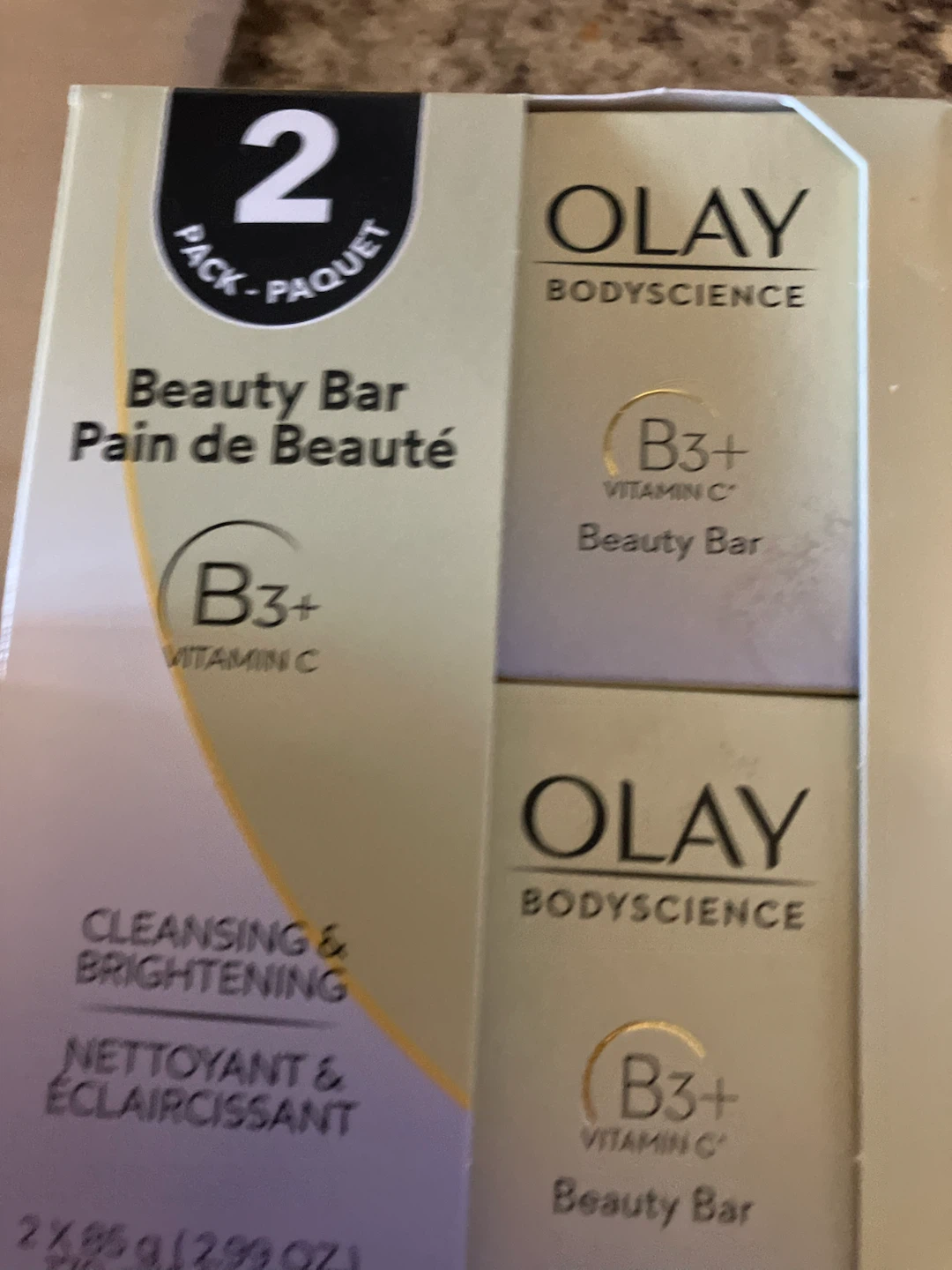 Olay BodyScience B3+ Vitamin C Beauty Bar (2 Pack)