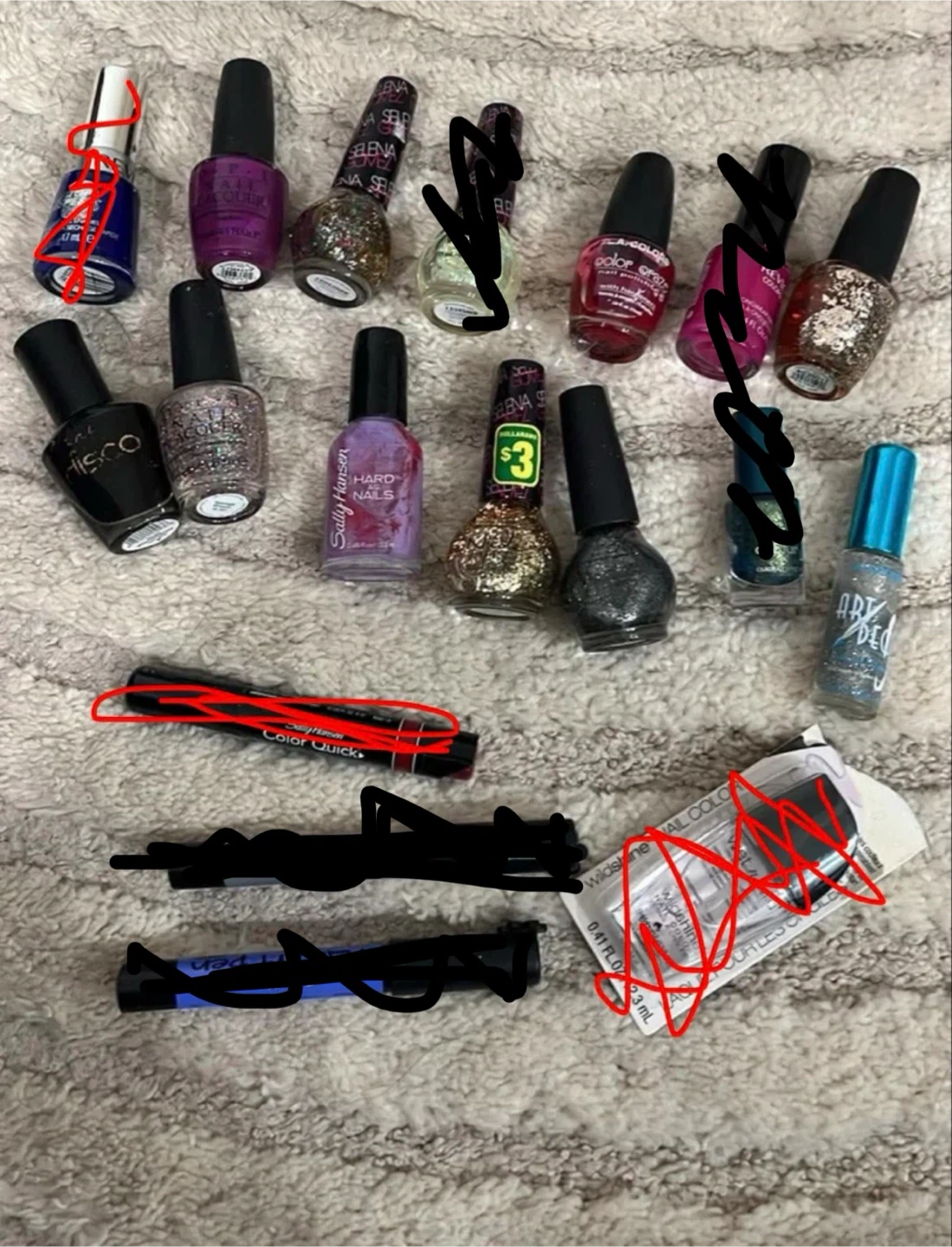 $1 ea Assorted Nail Polishes and Art Pens