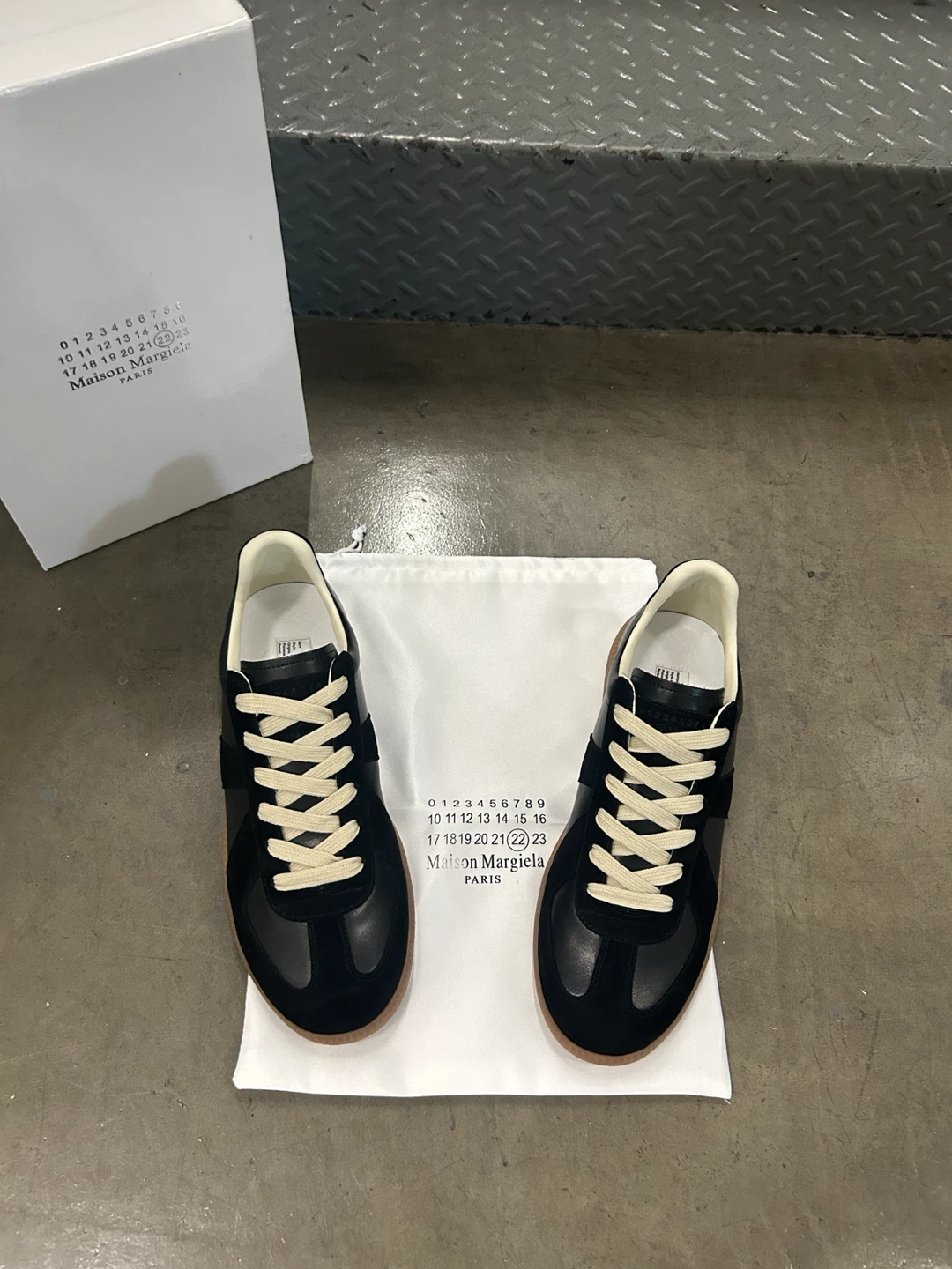 Maison Margiela Replica Sneakers - Black/Suede