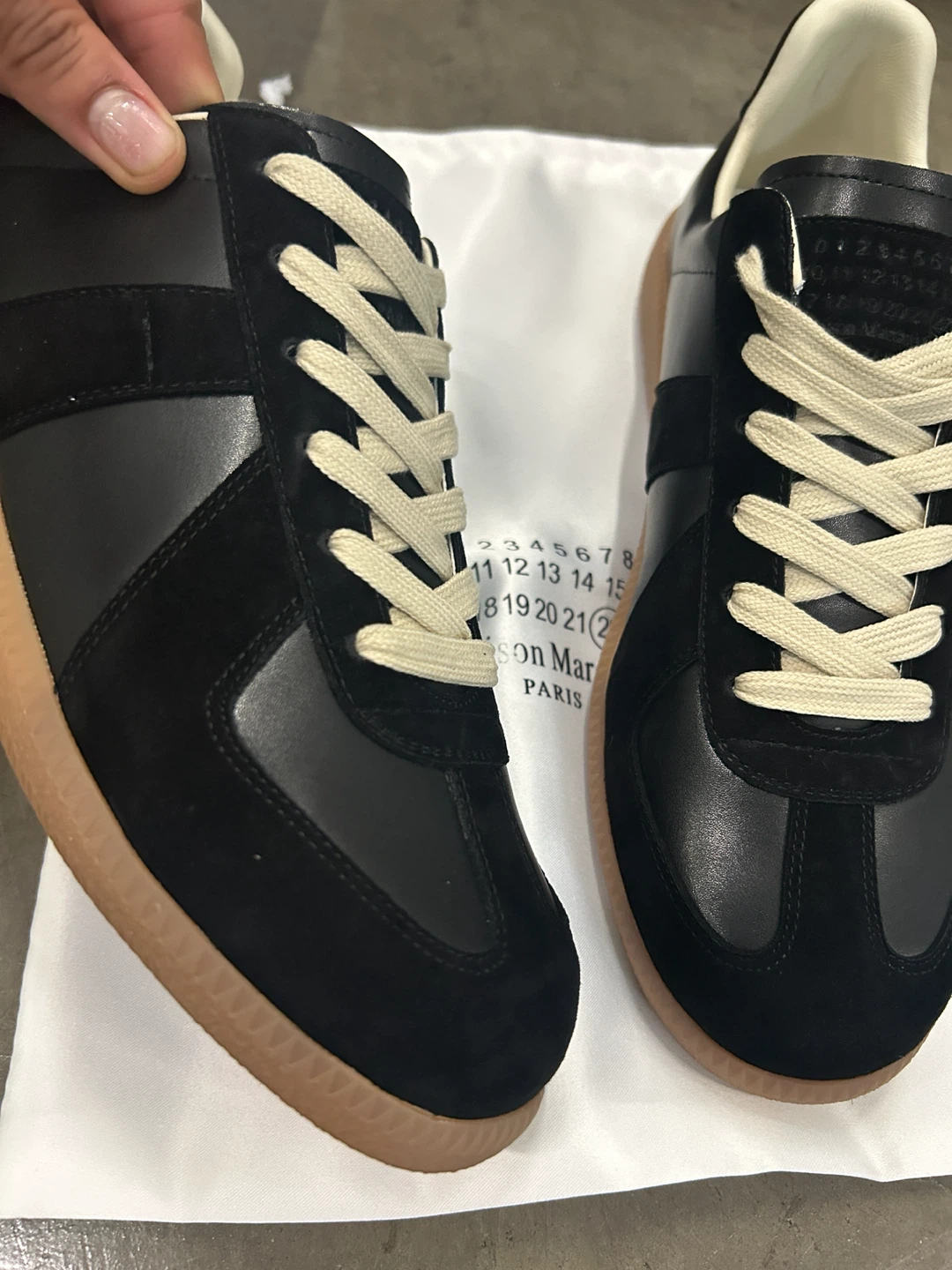 Maison Margiela Replica Sneakers - Black/Suede - photo 5