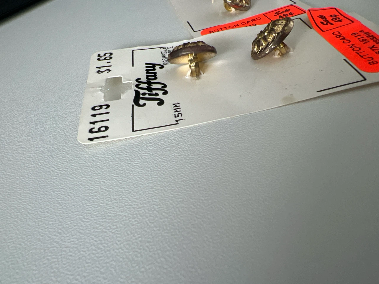 Gold buttons x4 - photo 3