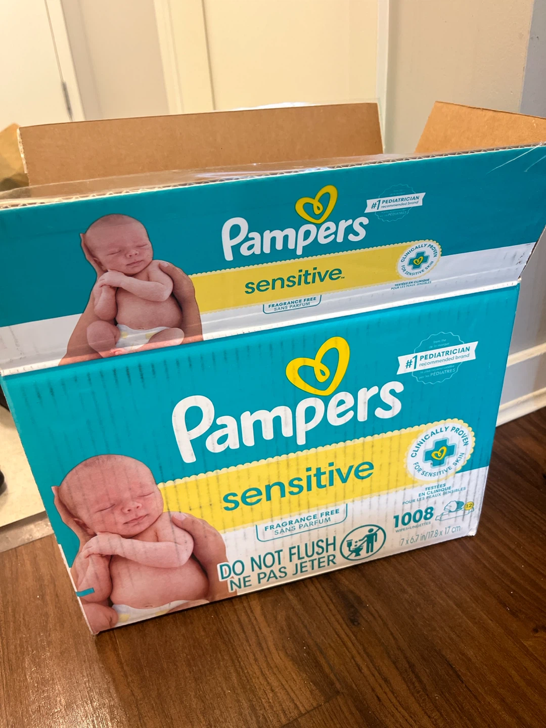 Pampers Sensitive Wipes - 12pack(6left)