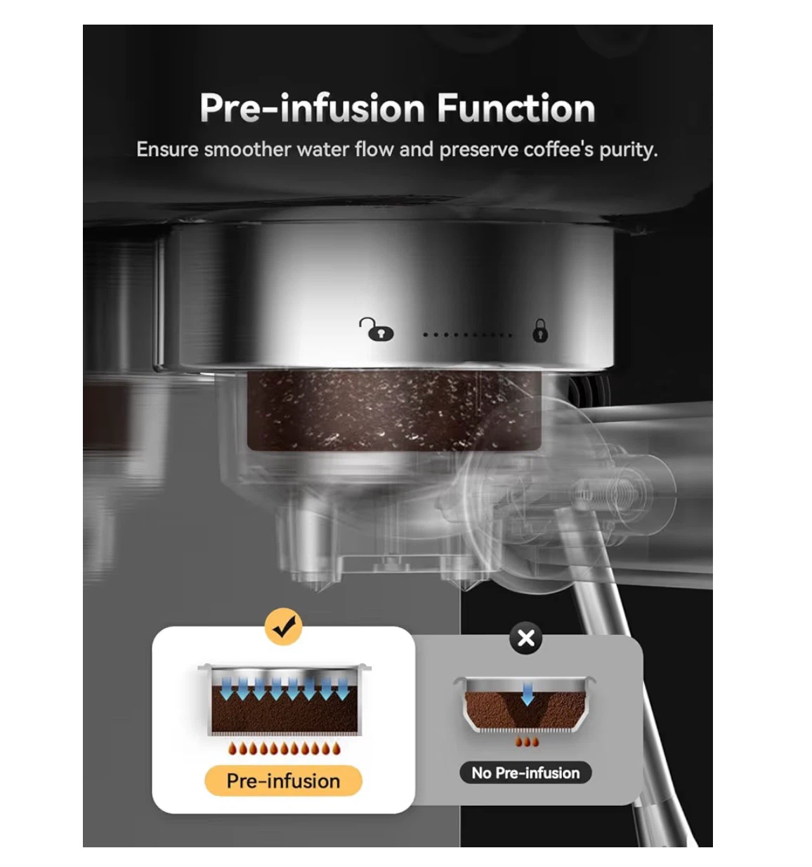 Neretva Espresso Machine - Silver - photo 5