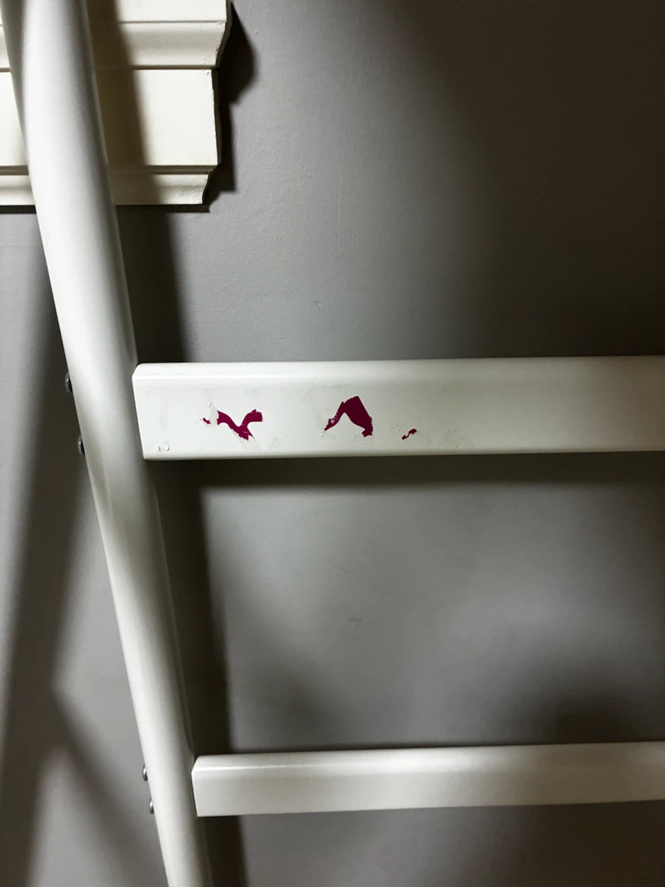 IKEA VITVAL Loft Bed Frame with Desk - photo 5