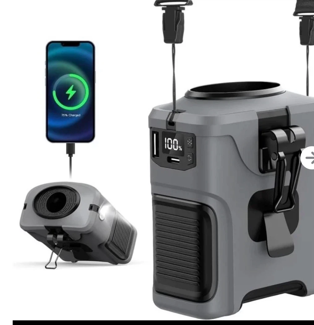 Portable Waist Fan with 10000 mAh Battery - photo 2
