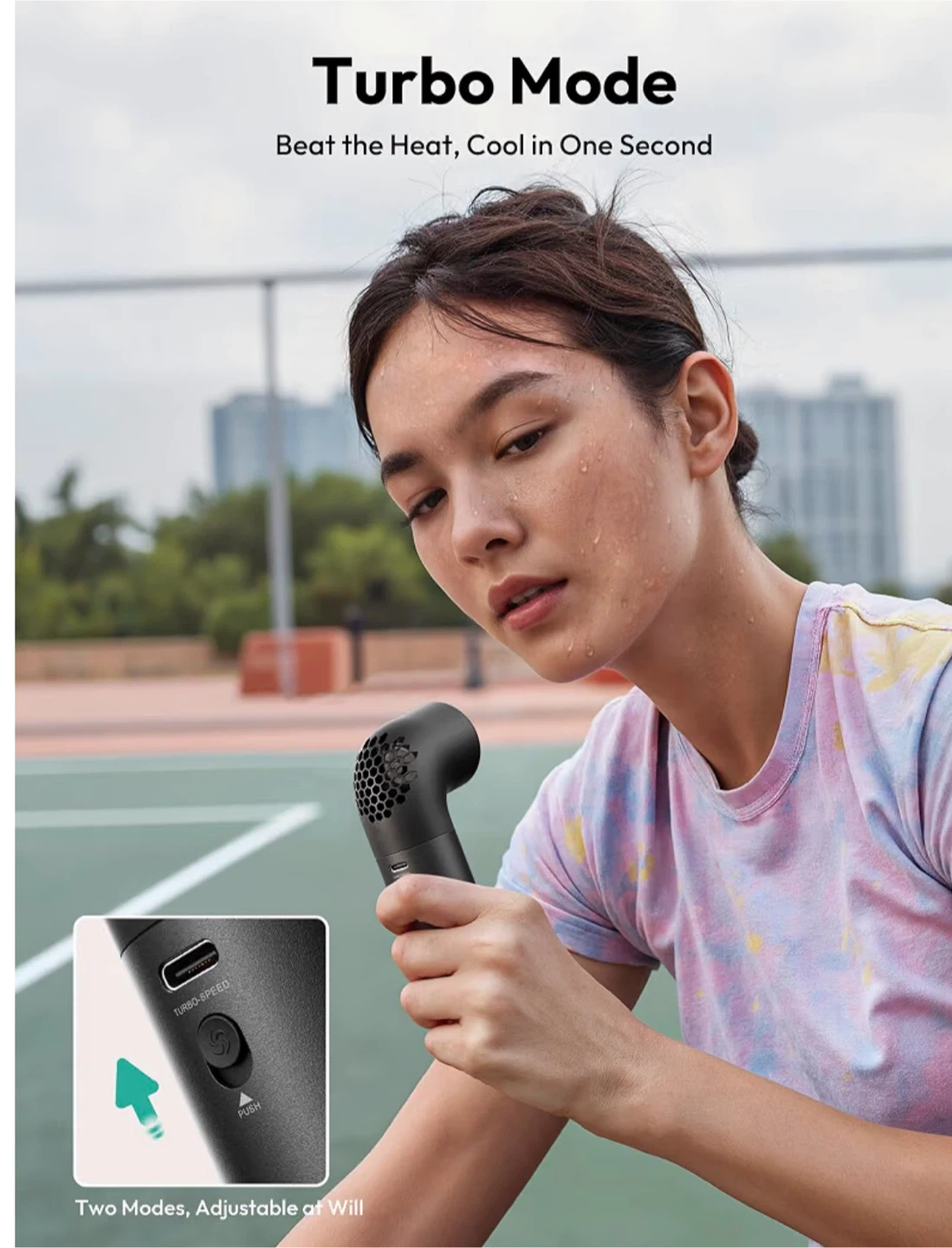 Aecooly Portable Handheld Fan - photo 2