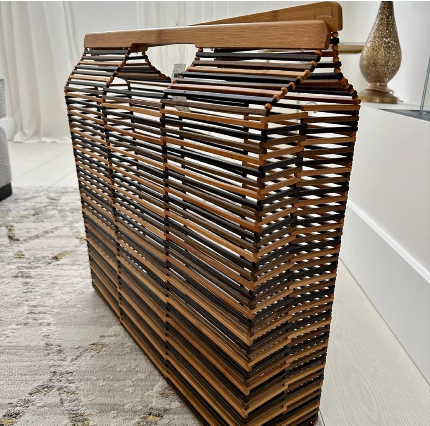 Cult Gaia Bamboo Large Beach Bag - photo 3