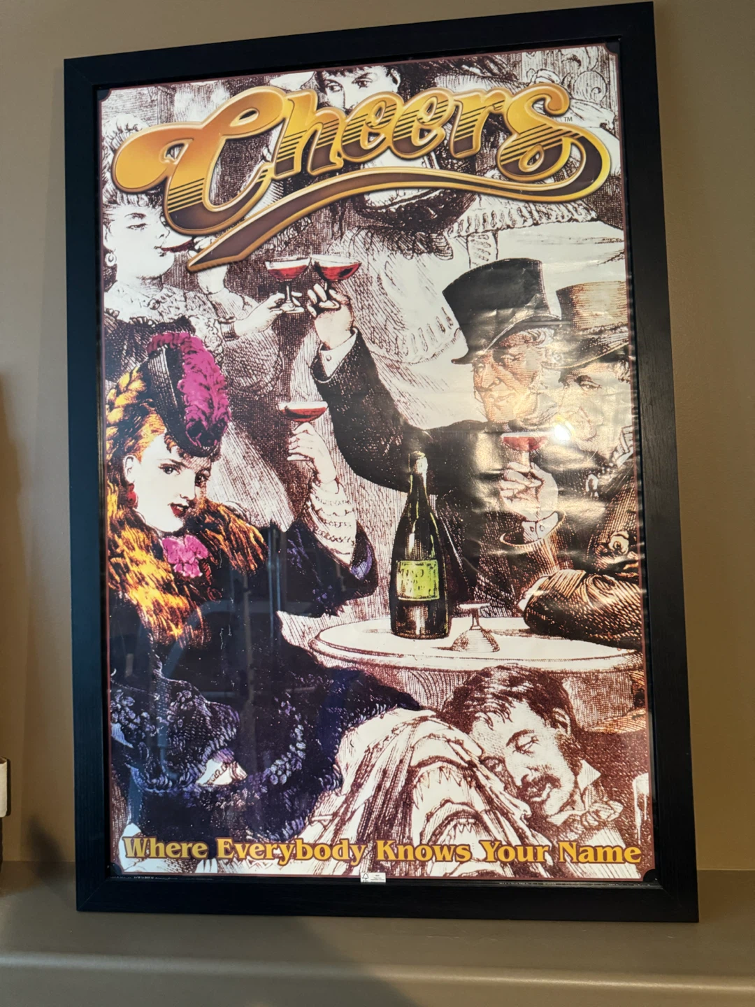 Cheers "Where Everybody Knows Your Name" Framed Print