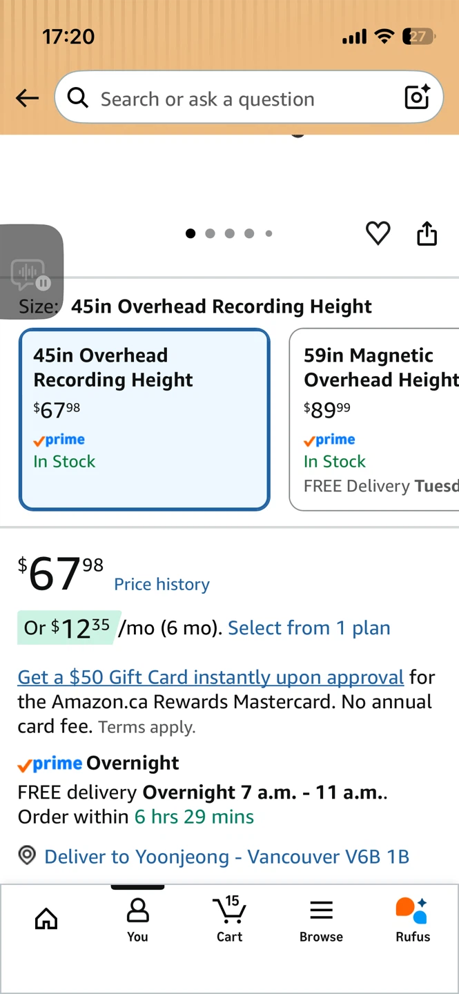Elitehood Overhead Tripod - photo 2