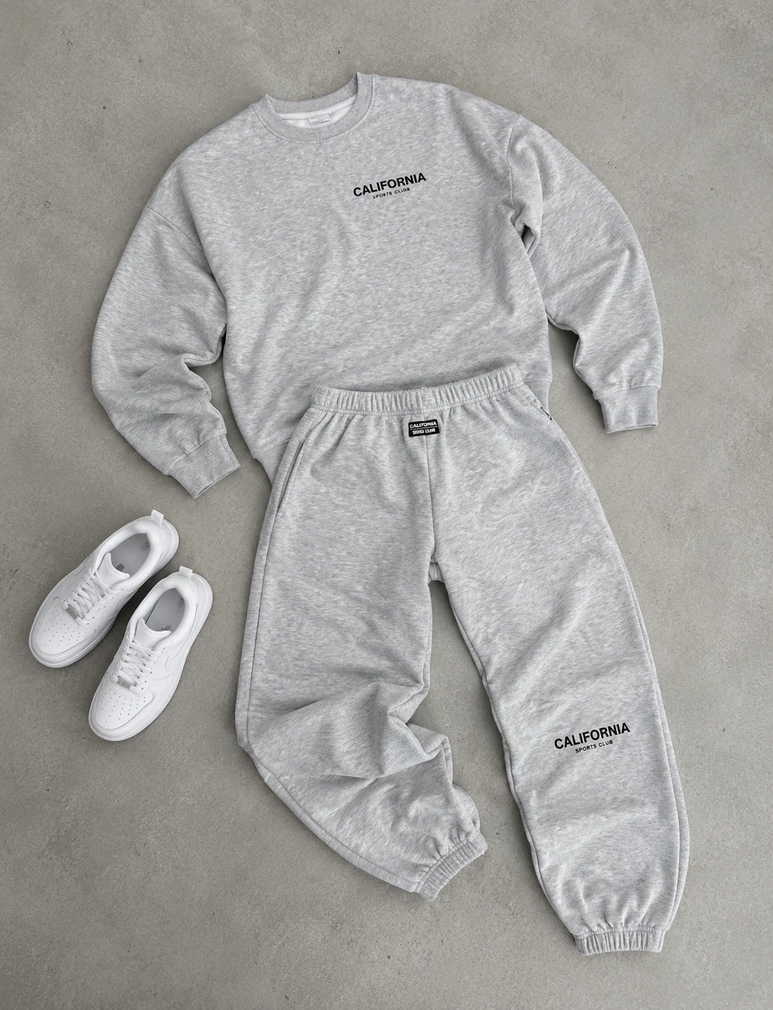 Grey Sweatshirt and Joggers Set