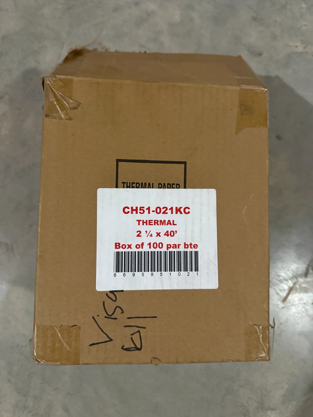 Thermal Paper Rolls - 2 1/4" x 40' - Box of 100