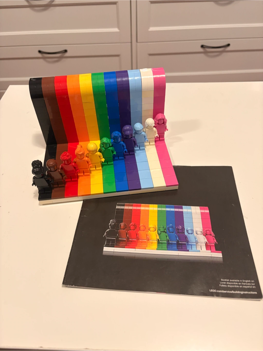 LEGO Pride Rainbow Build