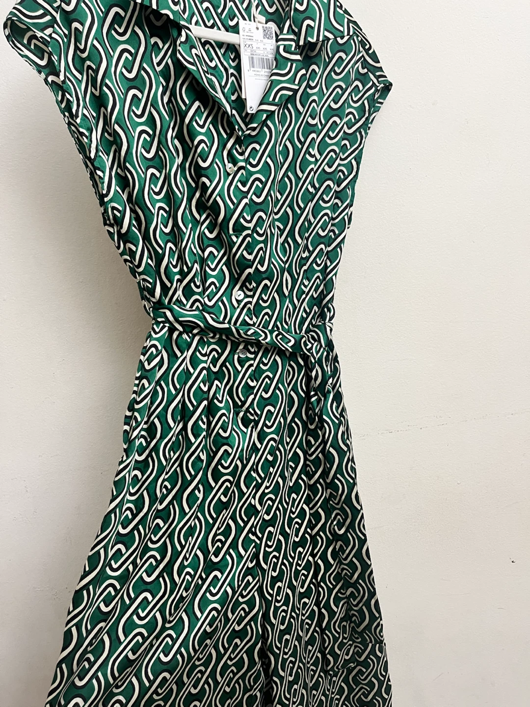 MNG Women's Green Chain Print  Jumpsuit XXS - photo 4