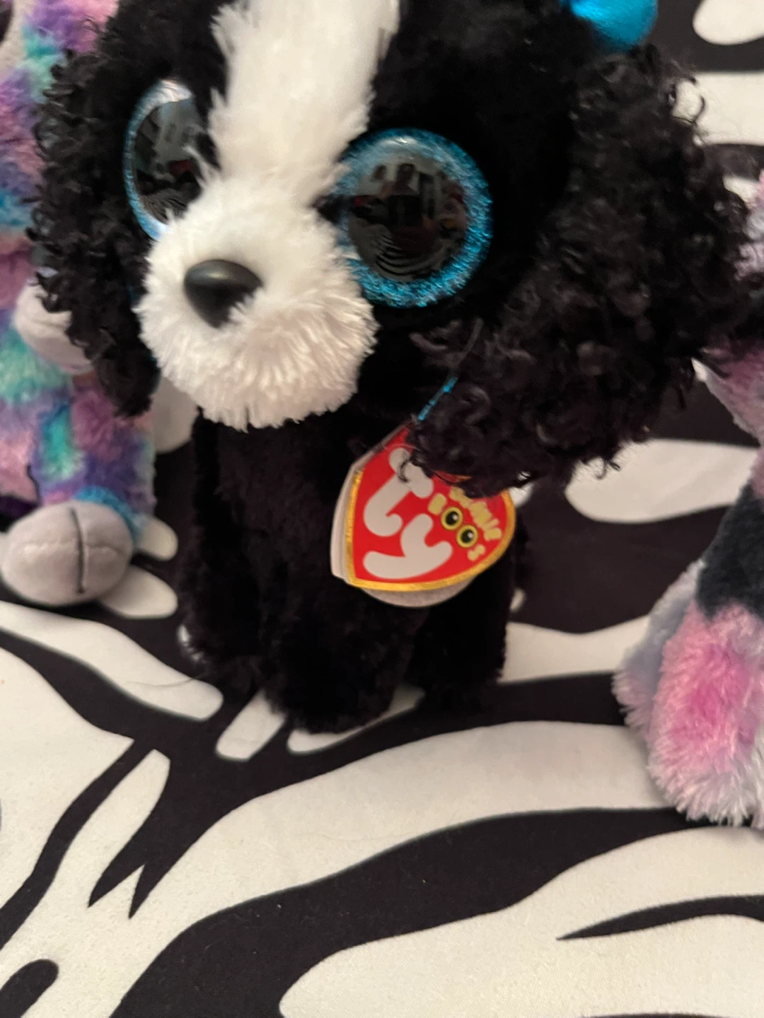 🩵 Ty Beanie Boos Lindi cat and Zuri monkey plush toy 🩵 - photo 4
