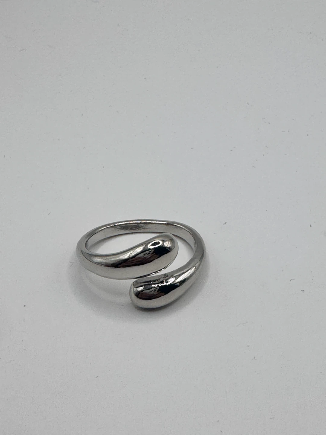 Silver Tone Adjustable Ring