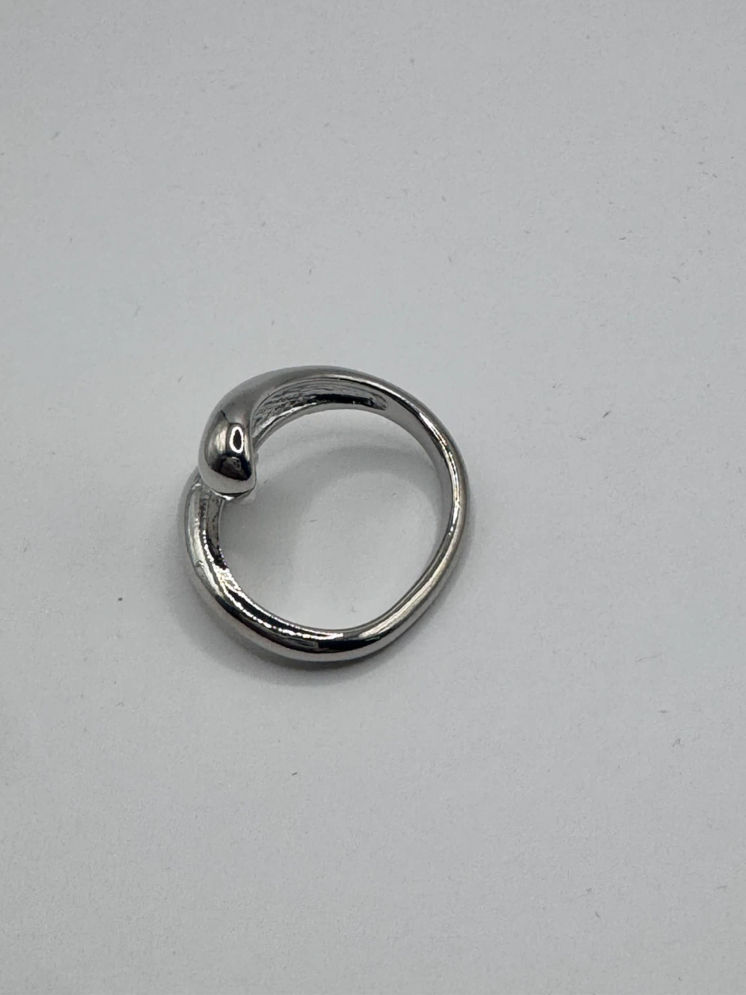 Silver Tone Adjustable Ring - photo 2