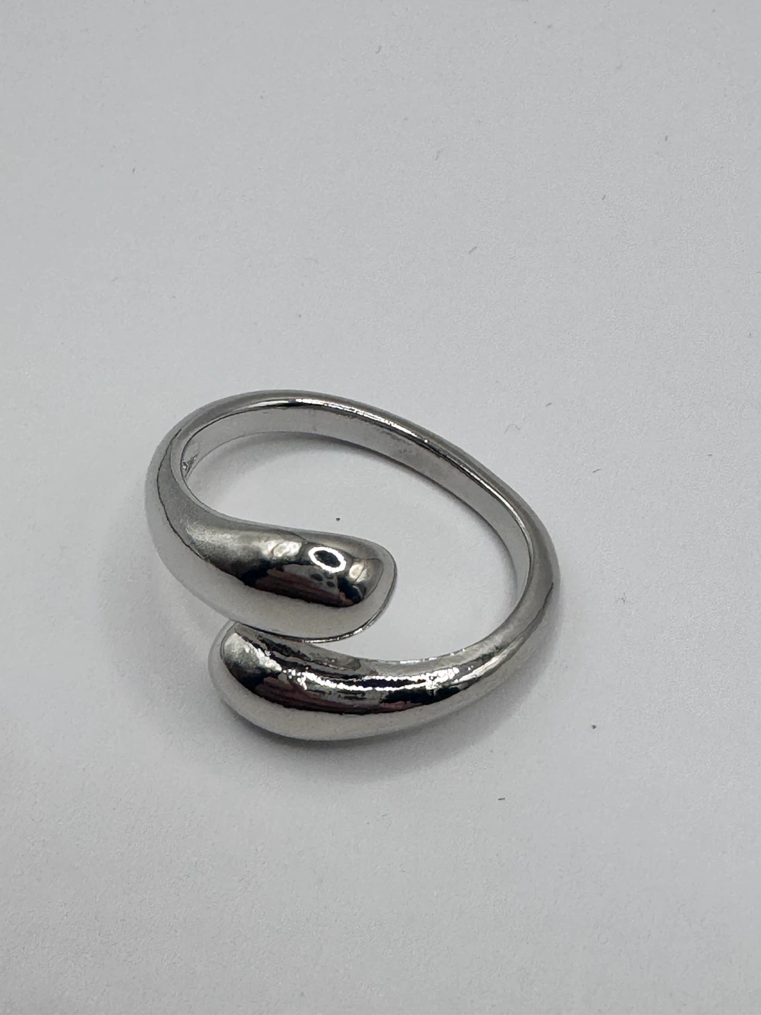 Silver Tone Adjustable Ring - photo 3