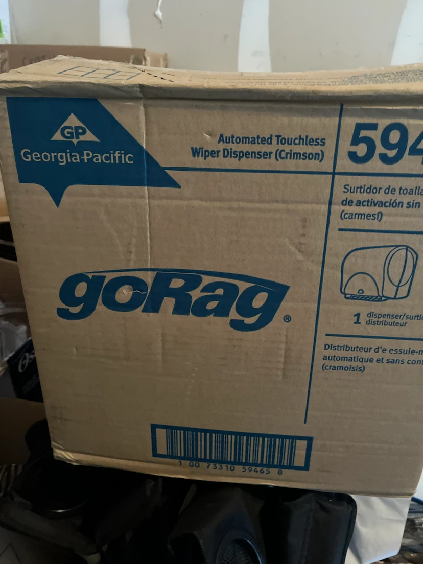goRag Automated Touchless Tissue Dispenser Crimson - photo 2
