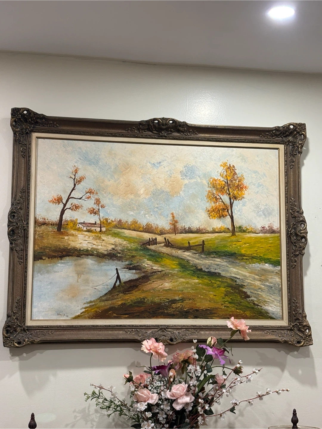 Vintage Landscape Oil Painting