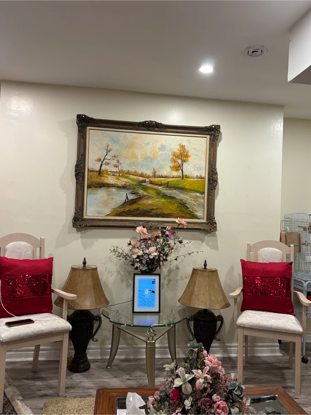 Vintage Landscape Oil Painting - photo 4