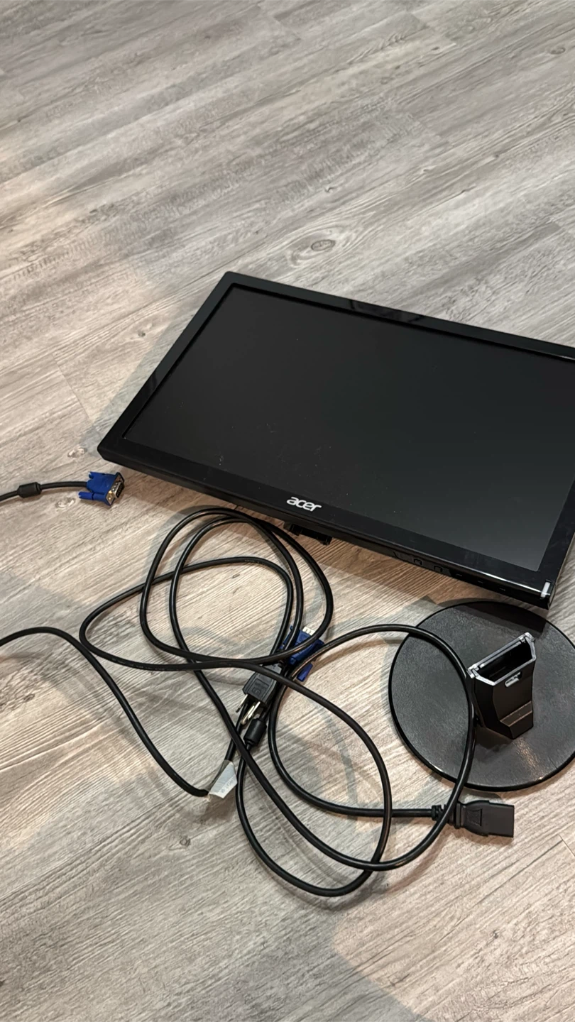 Acer Black Computer Monitor